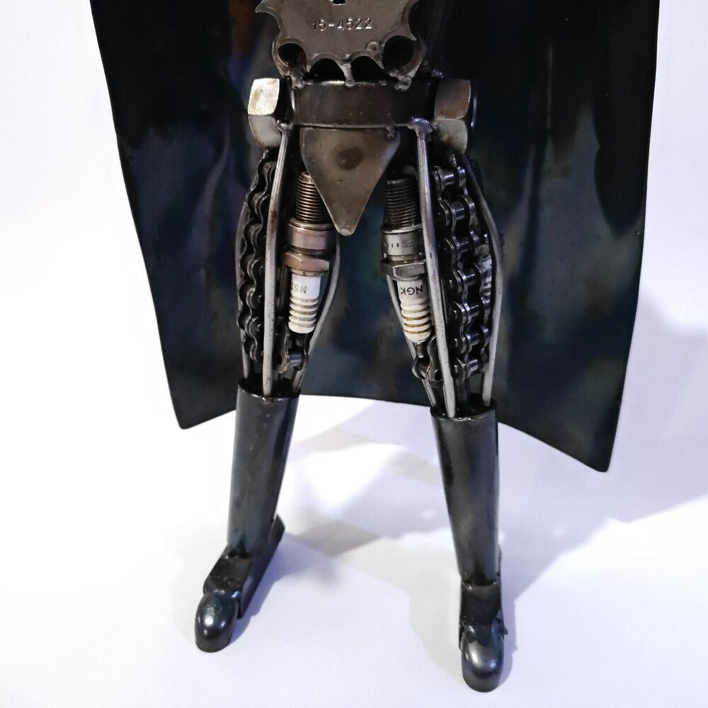 Darth Vader Star Wars Scrap Metal Weld Sculpture Art Statue 16" Large Handmade - Picture 5 of 16